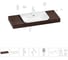 Комплект мебели для ванной комнаты с раковиной Wellsee Genuine Tree 201019445 1