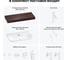 Комплект мебели для ванной комнаты с раковиной Wellsee Genuine Tree 201019445 8