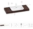 Комплект мебели для ванной комнаты с раковиной Wellsee Genuine Tree 201019450 1