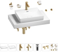 Комплект мебели с раковиной Wellsee Genuine Tree 201019573