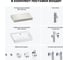 Комплект мебели для ванной комнаты с раковиной Wellsee Genuine Tree 201019536 8