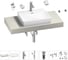 Комплект мебели для ванной комнаты с раковиной Wellsee Genuine Tree 201019591 1