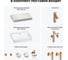 Комплект мебели для ванной комнаты с раковиной Wellsee Genuine Tree 201019534 8