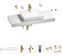 Комплект мебели с раковиной Wellsee Genuine Tree 201019693