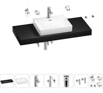 Комплект мебели с раковиной Wellsee Genuine Tree 201019701