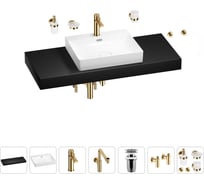 Комплект мебели с раковиной Wellsee Genuine Tree 201019708