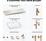Комплект мебели для ванной комнаты с раковиной Wellsee Genuine Tree 201019714 8