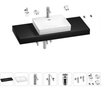 Комплект мебели с раковиной Wellsee Genuine Tree 201019706