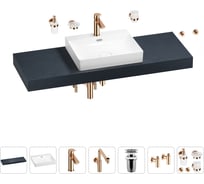 Комплект мебели с раковиной Wellsee Genuine Tree 201019724