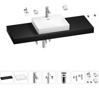 Комплект мебели с раковиной Wellsee Genuine Tree 201019761