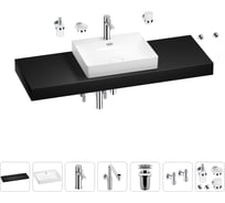 Комплект мебели с раковиной Wellsee Genuine Tree 201019766