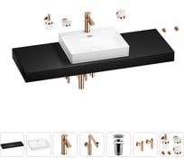 Комплект мебели с раковиной Wellsee Genuine Tree 201019764