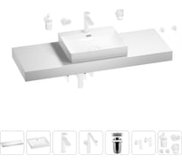 Комплект мебели с раковиной Wellsee Genuine Tree 201019755