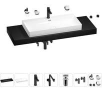 Комплект мебели с раковиной Wellsee Genuine Tree 201019887