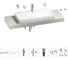 Комплект мебели для ванной комнаты с раковиной Wellsee Genuine Tree 201019836 1
