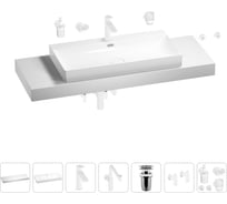 Комплект мебели с раковиной Wellsee Genuine Tree 201019875