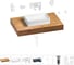 Раковина Wellsee 42 см со столешницей 80 см Pure BY 201010750 в наборе 9 в 1 1