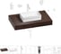 Раковина Wellsee 42 см со столешницей 80 смPure BY201010760 в наборе 10 в 1 201010760 1