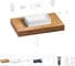 Раковина Wellsee 42 см со столешницей 80 см Pure BY 201010755 в наборе 9 в 1 1