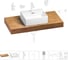 Раковина Wellsee 43 см со столешницей 100 см Graceful Pro 201012240 в наборе 10 в 1 1