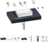 Раковина Wellsee 42 см со столешницей 80 см Pure BY 201010736 в наборе 9 в 1 1