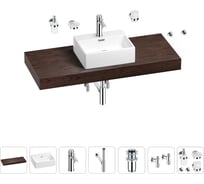 Раковина Wellsee 43 см со столешницей 120 смGraceful Proв наборе 10 в 1 201012306