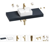 Раковина Wellsee 43 см со столешницей 120 смGraceful Proв наборе 10 в 1 201012283