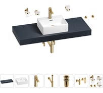 Раковина Wellsee 43 см со столешницей 120 смGraceful Proв наборе 10 в 1 201012288