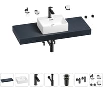 Раковина Wellsee 43 см со столешницей 120 смGraceful Proв наборе 10 в 1 201012282