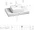 Раковина Wellsee 43 см со столешницей 80 см Graceful Pro 201012195 в наборе 10 в 1 1