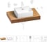 Раковина Wellsee 43 см со столешницей 80 см Graceful Pro 201012180 в наборе 10 в 1 1