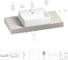 Раковина Wellsee 50 см со столешницей 100 смGraceful Proв наборе 10 в 1 201012460 1