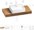 Раковина Wellsee 50 см со столешницей 100 см Graceful Pro 201012480 в наборе 10 в 1 1