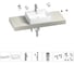 Раковина Wellsee 50 см со столешницей 120 смGraceful Proв наборе 10 в 1 201012516 1