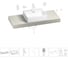 Раковина Wellsee 50 см со столешницей 120 смGraceful Proв наборе 10 в 1 201012515 1