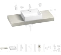 Раковина Wellsee 50 см со столешницей 120 смGraceful Proв наборе 10 в 1 201012520