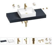 Раковина Wellsee 50 см со столешницей 120 смGraceful Proв наборе 10 в 1 201012523