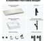 Раковина Wellsee 50 см со столешницей 120 смGraceful Proв наборе 10 в 1 201012517 8