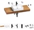 Раковина Wellsee 50 см со столешницей 120 см Graceful Pro 201012532 в наборе 10 в 1 1
