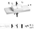 Раковина Wellsee 50 см со столешницей 120 см Graceful Pro 201012552 в наборе 10 в 1 1
