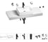 Раковина Wellsee 50 см со столешницей 120 см Graceful Pro 201012557 в наборе 10 в 1 1