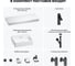 Раковина Wellsee 50 см со столешницей 120 см Graceful Pro 201012557 в наборе 10 в 1 8