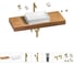 Раковина Wellsee 50 см со столешницей 120 см Pure BY 201011353 в наборе 10 в 1 1