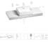Раковина Wellsee 50 см со столешницей 120 см Graceful Pro 201012555 в наборе 10 в 1 1