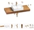 Раковина Wellsee 50 см со столешницей 120 см Graceful Pro 201012539 в наборе 10 в 1 1