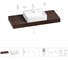 Раковина Wellsee 50 см со столешницей 120 смGraceful Proв наборе 10 в 1 201012550 1
