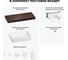 Раковина Wellsee 50 см со столешницей 120 смPure BY201011390 в наборе 9 в 1 201011390 8
