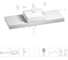 Раковина Wellsee 50 см со столешницей 140 см Graceful Pro 201012615 в наборе 10 в 1 1
