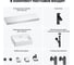 Раковина Wellsee 50 см со столешницей 140 см Graceful Pro 201012612 в наборе 10 в 1 8