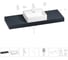 Раковина Wellsee 50 см со столешницей 140 см Graceful Pro 201012585 в наборе 10 в 1 1